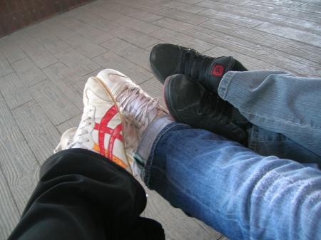 Mai ki son c drole de pieds hihi