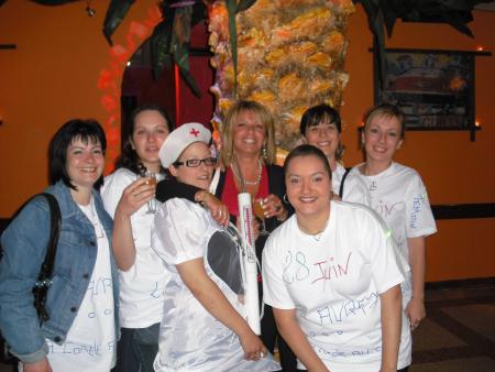 Odile, Helene, Fanny, Claire, Cindy? Stephanie, Moi